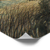 Matsumura Goshun Hibiskus und Blauer Heron über de Poster (Ecke)