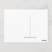 Matsuri Laternen Postkarte (Rückseite)