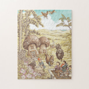 Matsutake-Pilz Yunnan Bilderbuch Puzzle