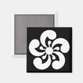 Matsuya Japanese Heraldic Wappen Magnet (Vorderseite/Rückseite)