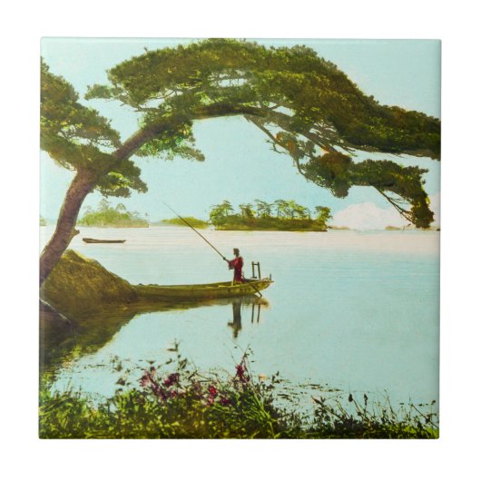 Matsuyama Ehime Japan Vintages 松山市 Fliese (Vorderseite)