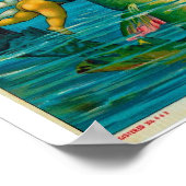 Matsya Avatar von Vishnu Poster (Ecke)