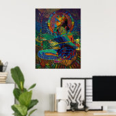 matsyendrasana - 2011 digital poster (Heimbüro)