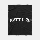 Matt 11_28 fleecedecke (Vorderseite)