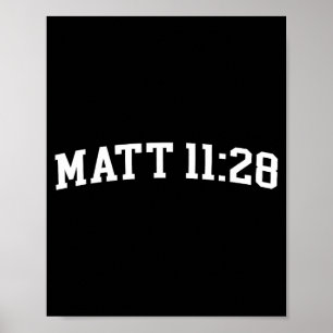 Matt 11:28 poster