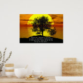 Matt 28:19 Darum gehen und machen Jünger Poster (Küche)