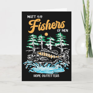 Matt 419 Fischer Menschen Christliches Fischen Vat Karte