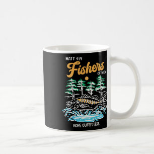 Matt 419 Fischer von Männern Christliche Fischer Kaffeetasse