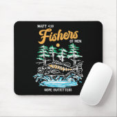 Matt 419 Fischer von Männern Christliche Fischer Mousepad (Mit Mouse)