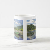 Matt. 4:19 Komm mir folgen...Männer Kaffeetasse (Mittel)