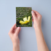 Matt 5v3 - Gott segnet die Armen Flyer (Gruppe)