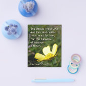 Matt 5v3 - Gott segnet die Armen Flyer (Einzeln)