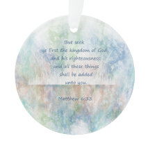 Matt 6:33 Seek Ye First God Bible Scripture