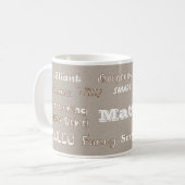 Matt Beige Husband Tasse (Vorderseite Links)