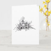 Matt Bern Classic Halloween Karte (Gelbe Blume)