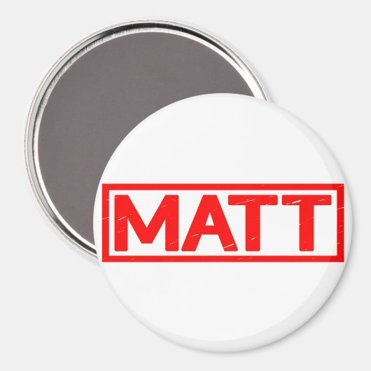 Matt Briefmarke Magnet (Vorderseite/Rückseite)