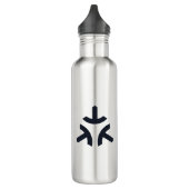 Matt Edelstahl Wasserflasche Edelstahlflasche (Links)