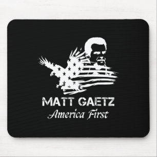 Matt Gaetz Face American Flag Eagle Trump 2024 USA Mousepad