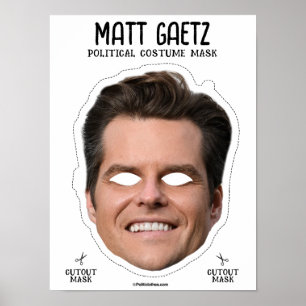 Matt Gaetz Kostümmaske Poster