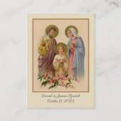 Matt & Haley Wascher Platzkarte (Vorderseite)