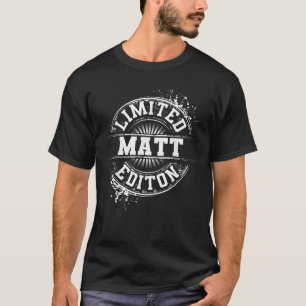 MATT Limited Edition Funny Personalisiert Name Jok T-Shirt