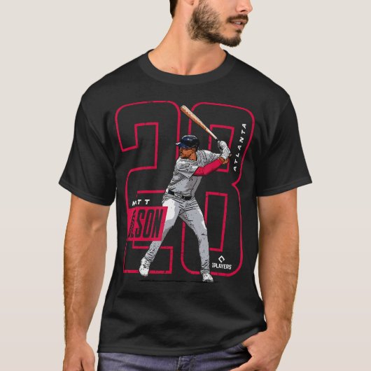 Matt Olson Atlanta Baseball Mlb Players Mlbols40 T-Shirt (Vorderseite)