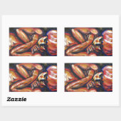 Matt Rechteckiger Aufkleber (Blatt)