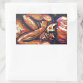 Matt Rechteckiger Aufkleber (Tasche)