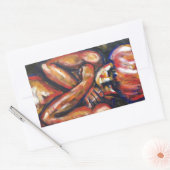 Matt Rechteckiger Aufkleber (Umschlag)