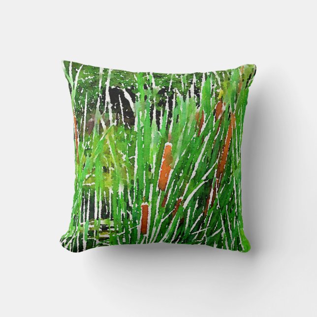 Matt Rush Throw Pillow Kissen (Vorderseite)