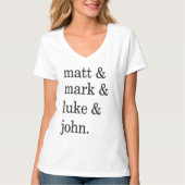 Matt u. Kennzeichen u. Luke u. John T-Shirt (Vorderseite)