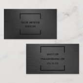 matt visitenkarte (Vorne/Hinten)