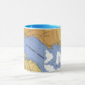 Mattapoisett MA. Hafen-Seediagramm-Tasse Tasse (Zentrum)