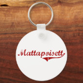 Mattapoisett Massachusetts Classic Design Schlüsselanhänger (Vorderseite)