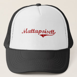 Mattapoisett Massachusetts klassischer Entwurf Truckerkappe