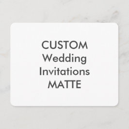 MATTE 120lb 5,5" x 4,25" Einladungen für Hochzeite