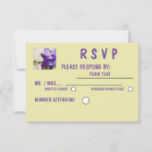 Matte 3,5" x 5", Standard-weiße Umschläge inklusiv RSVP Karte (Vorderseite)