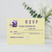 Matte 3,5" x 5", Standard-weiße Umschläge inklusiv RSVP Karte (Stehend Vorderseite)