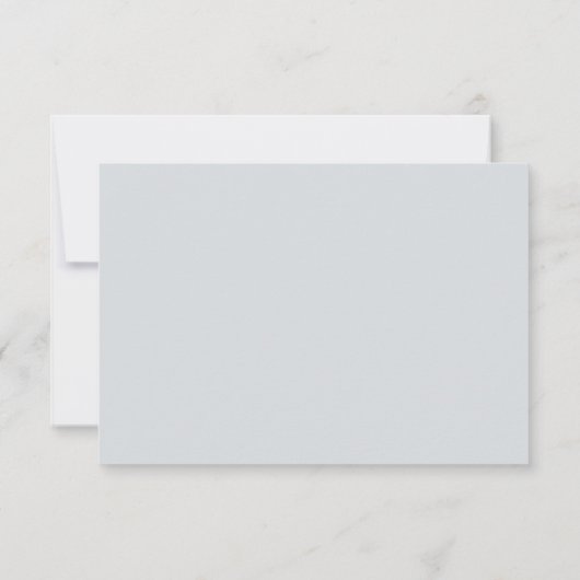 Matte 3,5" x 5", Standard-weiße Umschläge inklusiv RSVP Karte (Rückseite)