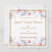 Matte 5,25" x 5,25", Standard-weiße Umschläge inkl Einladung (Vorderseite)