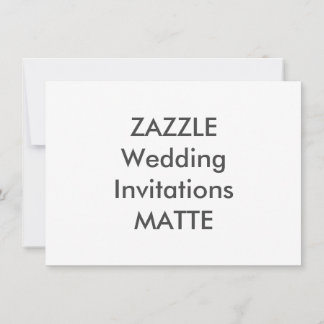 MATTE 6,25" x 4,5" Einladungen für Hochzeiten