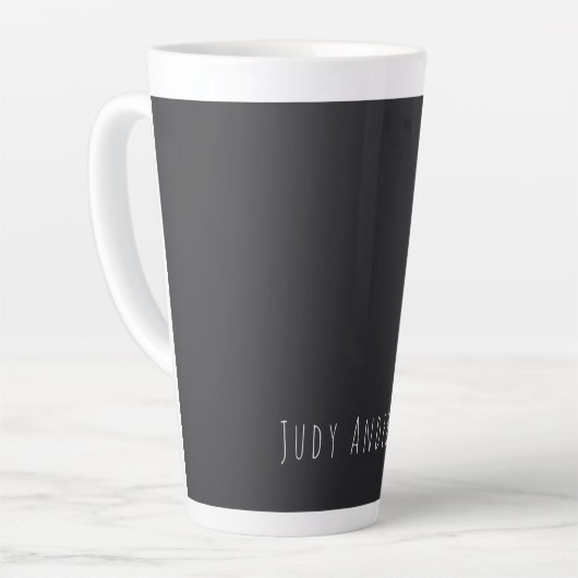 Matte Black Beruflich Schlicht Modern Eleganter Na Milchtasse (Linke Ecke)