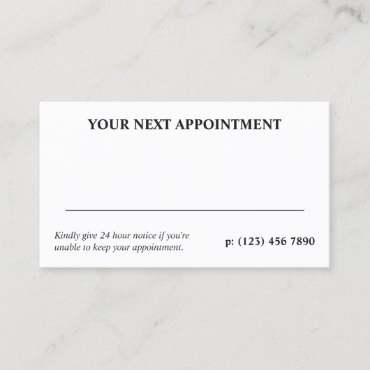 Matte Black Gray Mit Monogramm Beruflich Terminkarte (Vorderseite)