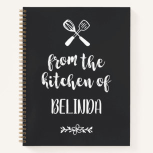 Matte Black Whisk Spatula aus der Küche von Notizblock