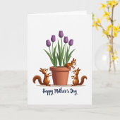 Matte Florale Freunde Karte (Gelbe Blume)