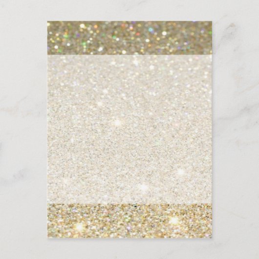 Matte funkelndes Gold laden zu jedem Anlass ein Einladungspostkarte (Vorderseite)