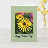 Matte gelbe Blumenkarte Karte (Gelbe Blume)