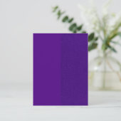 Matte & Glitzer Lila Postkarte (Stehend Vorderseite)