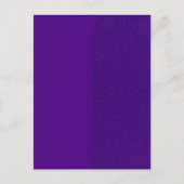Matte & Glitzer Lila Postkarte (Vorderseite)