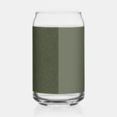 Matte & Glitzer Moss Green Custom Glass kann Dosenglas (Rechts)
